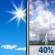Tuesday: Sunny then Chance Showers And Thunderstorms